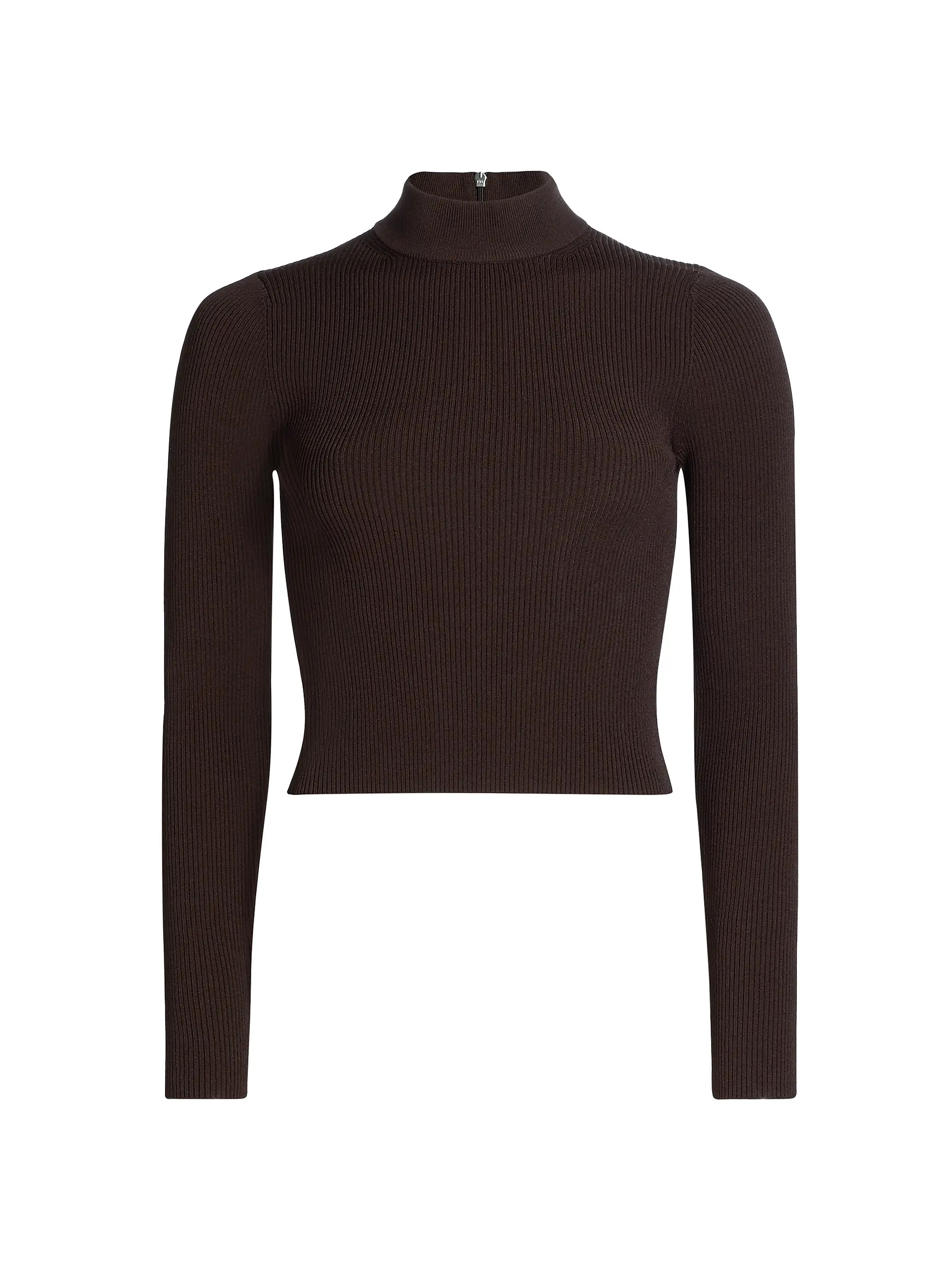 Ribbed Crop Sweater | Saks Fifth Avenue