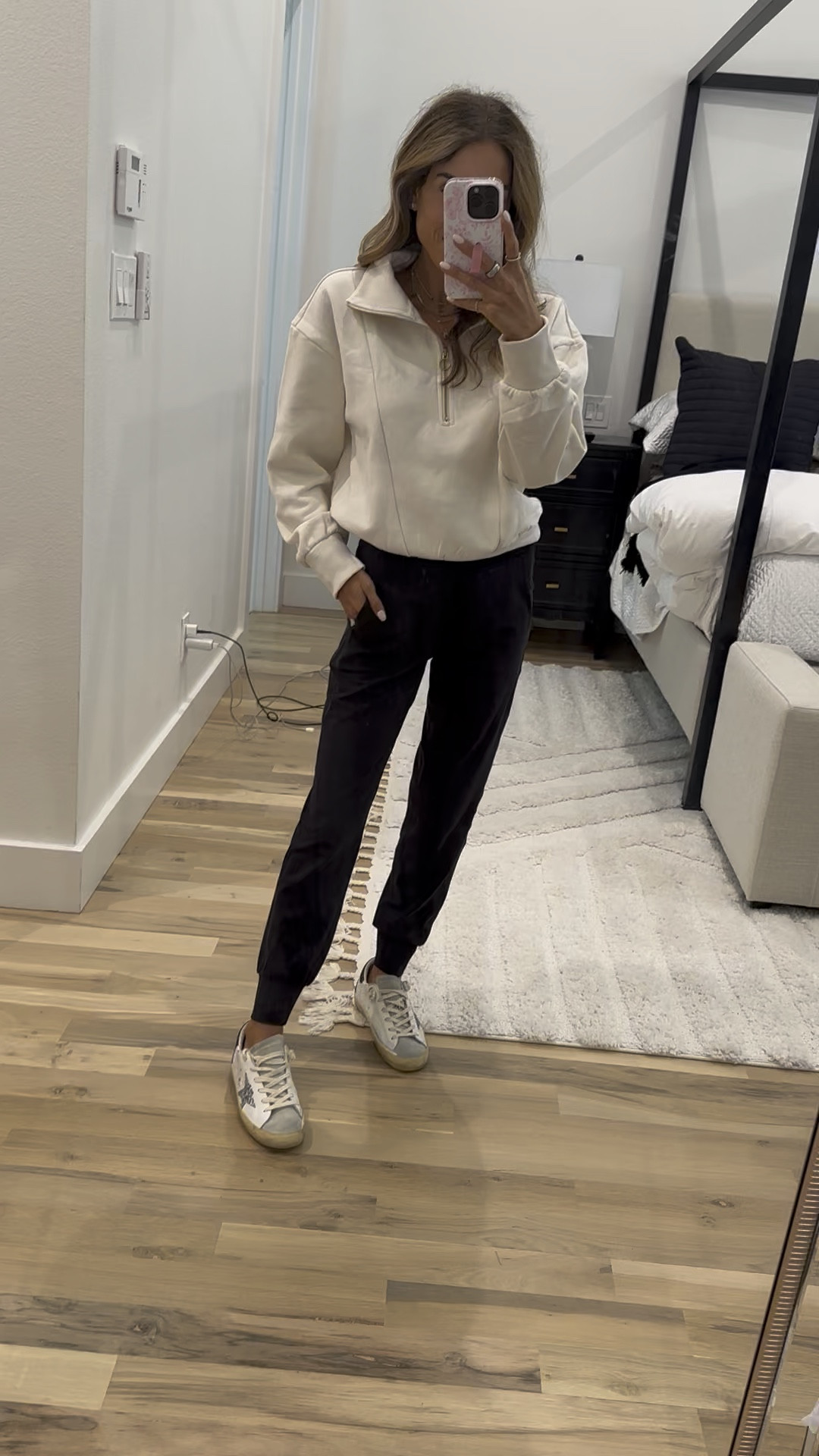 Target super soft joggers on sale did cyber Monday wearing smallest  size and petite friendly 

#LTKFindsUnder50 #LTKFindsUnder100 #LTKCyberWeek