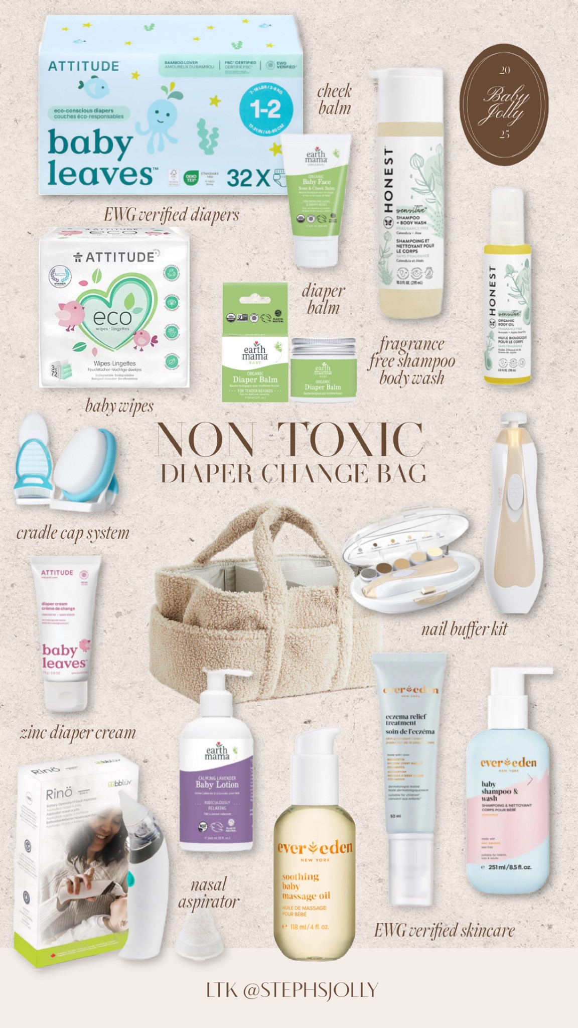 Non Toxic Baby Skin Products & Diaper Change brands and products I love 🤍 

#LTKHome #LTKBaby #LTKBump