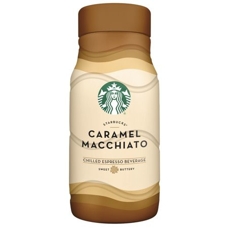 Starbucks Caramel Macchiato Iced Latte, Sweet & Buttery, 14 Fl Oz Bottles (8-Pack) | Walmart (US)