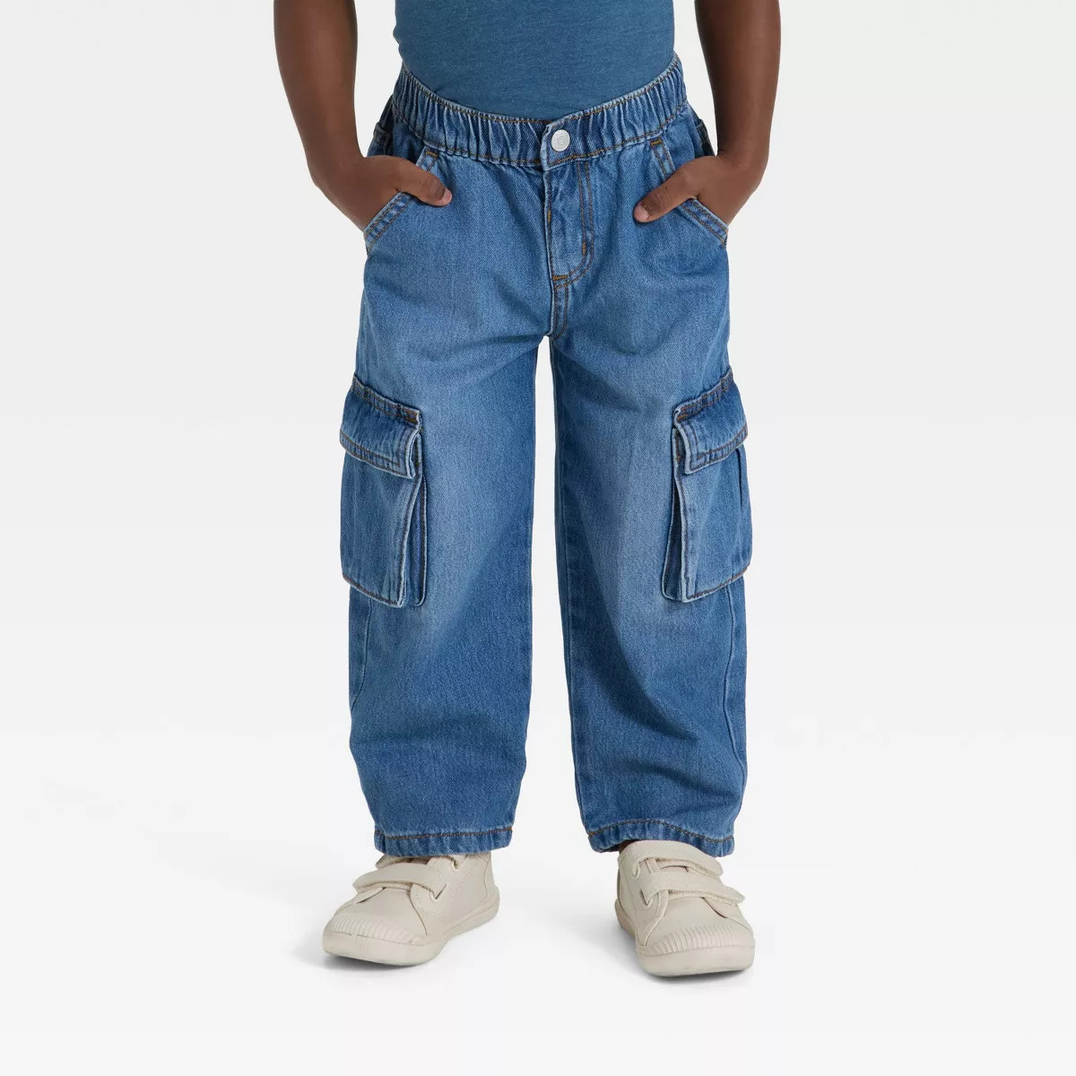 Toddler Boys' Cargo Denim Pants - Cat & Jack™ | Target