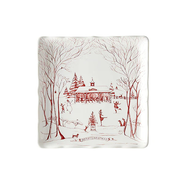 Country Estate Winter Frolic Ruby Stable Soiree Sweets Tray | Caitlin Wilson Design