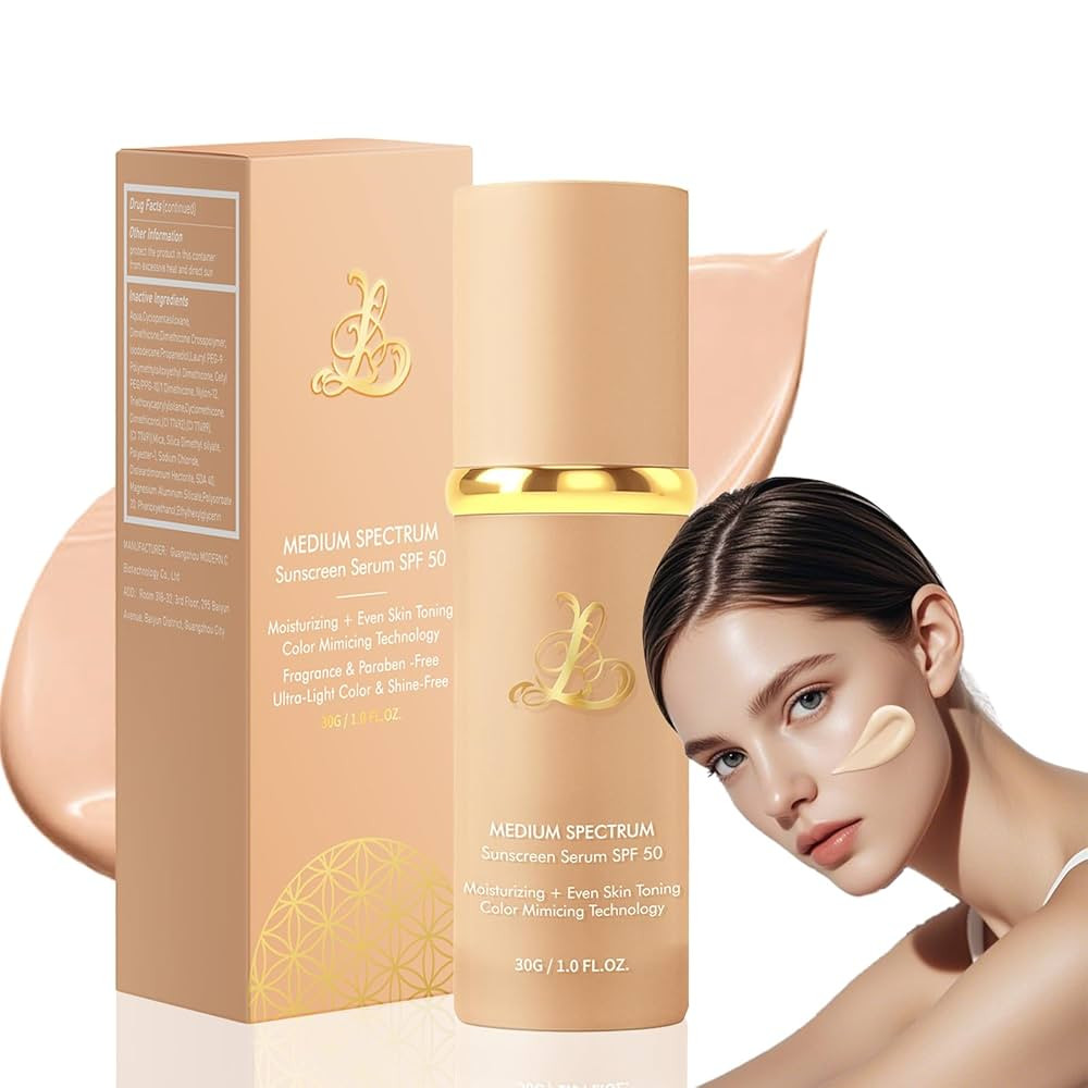 Foundation 4 in 1 - Medium Spectrum with SPF 50+, Color Changing Foundation, Hydrating Color Chan... | Amazon (US)