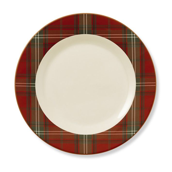 Red Tartan Charger Plate | Williams-Sonoma