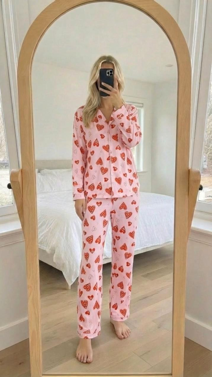  Valentine’s Day coziness but make it *cute* 🩷🛋️**
These heart PJs from Old Navy are *soft, festive, and totally adorable* — perfect for Christmas morning… I mean Valentine’s morning 😌💝 Whether you’re having a cozy night in, breakfast in bed, or a movie marathon with hot cocoa, this set hits the *sweet spot* between comfy and cute.

Save this for Valentine’s outfit inspo (yes, pajamas count) and grab them before they sell out!

Valentine’s Day pajamas, heart print PJs, Old Navy holiday PJs, cozy loungewear, V-Day lounge set, comfy Valentine’s outfit, Amazon fashion finds, loungewear inspo, cute sleepwear, holiday sleep set, matching PJs, neutral cozy style

#ValentinesDay #CozyPJs #LTKHoliday


#LTKmomlife #LTKstorytime #LTKgrwm