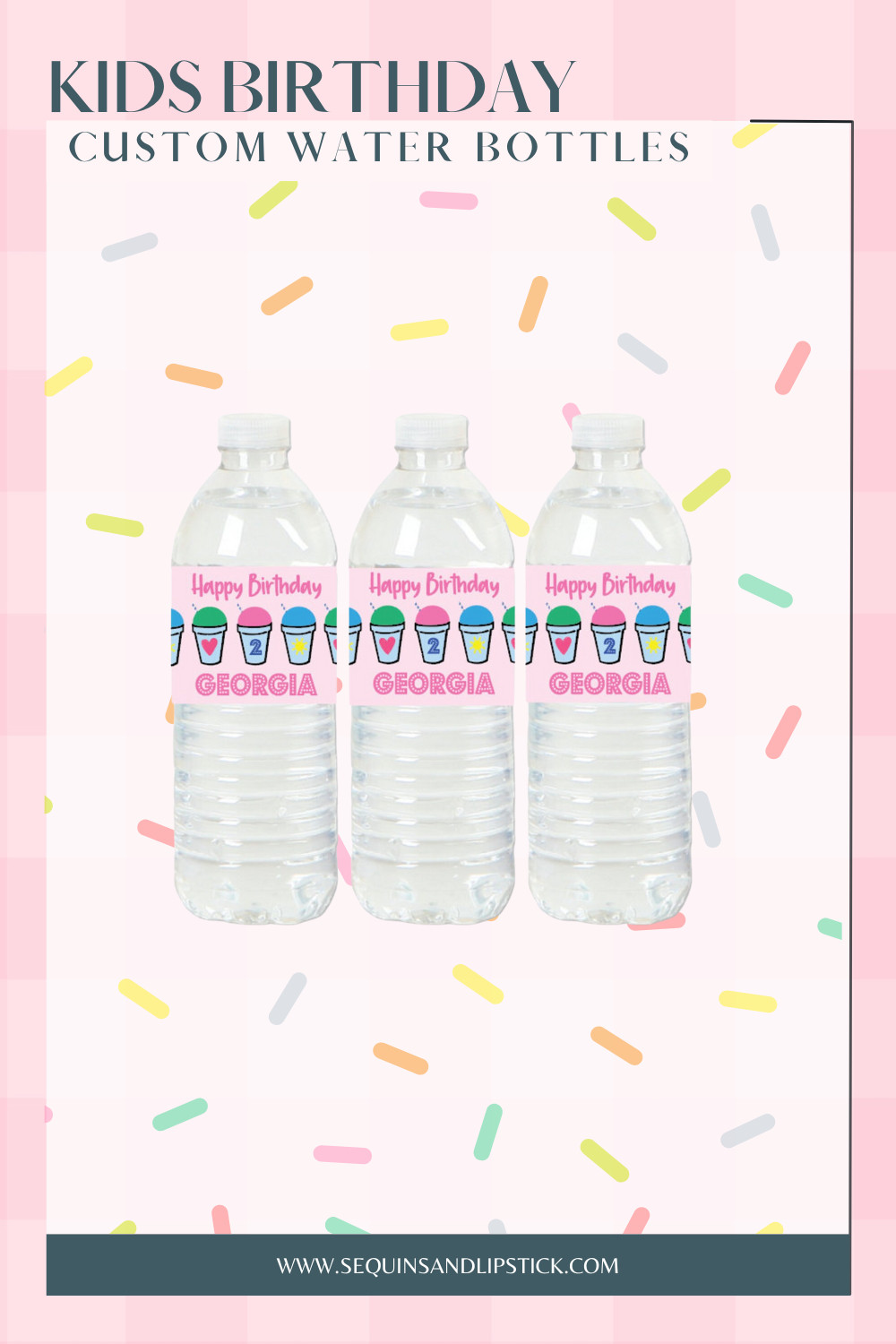 Make birthday party drinks extra fun with custom water bottle labels personalized with your child’s name and theme. A simple way to add color, coordination, and personality to your kids birthday tablescape or party favor setup. 

 #LTKGiftGuide #LTKBaby #LTKKids