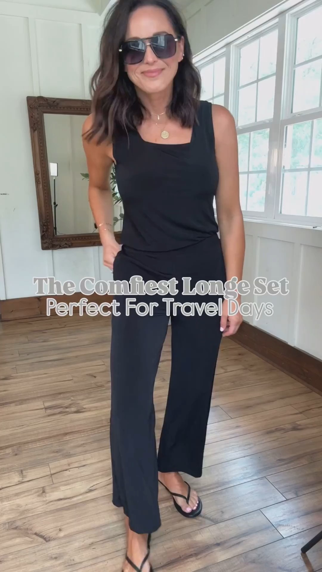 The perfect Lounge  set for those days you wanna be comfy but look cute at the same time! Great for  everyday casual chic wear, travel days, road trips and all the things!
I’m 5’3 126 lbs for size reference. 
If in between sizes size up one size for a looser fit. 

love that it comes in the reg length but also has a option for cropped lengths for the pants (that’s always the downfall for me with other sets, can’t stand when they’re too long).

#LTKSeasonal #LTKStyleTip #LTKPetite
