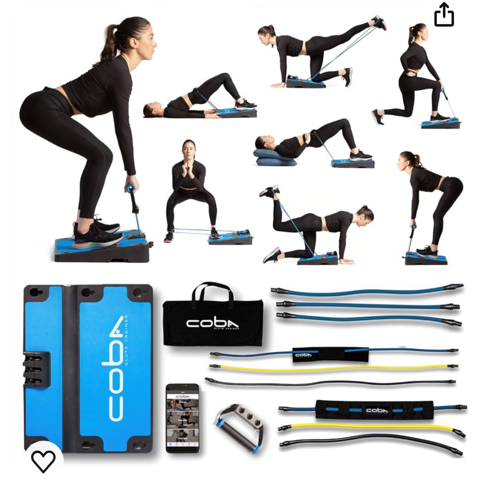 My GO TO for at home workouts 

COBA Board Body Trainer - Full Home Workout System, Core, Booty, Arm & Glute Exercise Machine, Portable Home Gym Full Body Booty Band Trainer with Free Videos

#LTKGiftGuide #LTKFitness #LTKActive