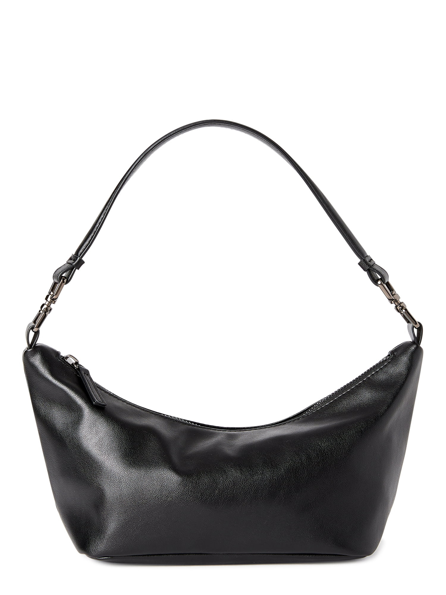 No Boundaries Women's Tulip Hobo Bag Black - Walmart.com | Walmart (US)