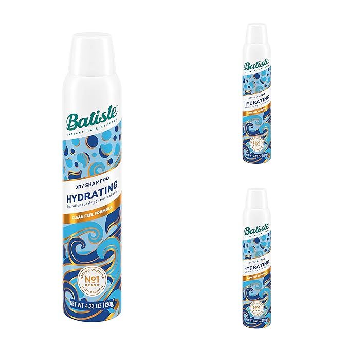 Batiste Dry Shampoo Hydrating, 6.73 Ounce (Value Pack of 3) | Amazon (US)