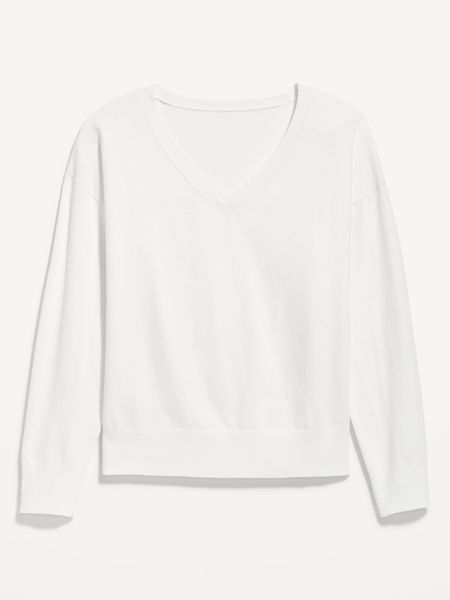 SoSoft Lite Loose V-Neck Sweater for Women | Old Navy (US)