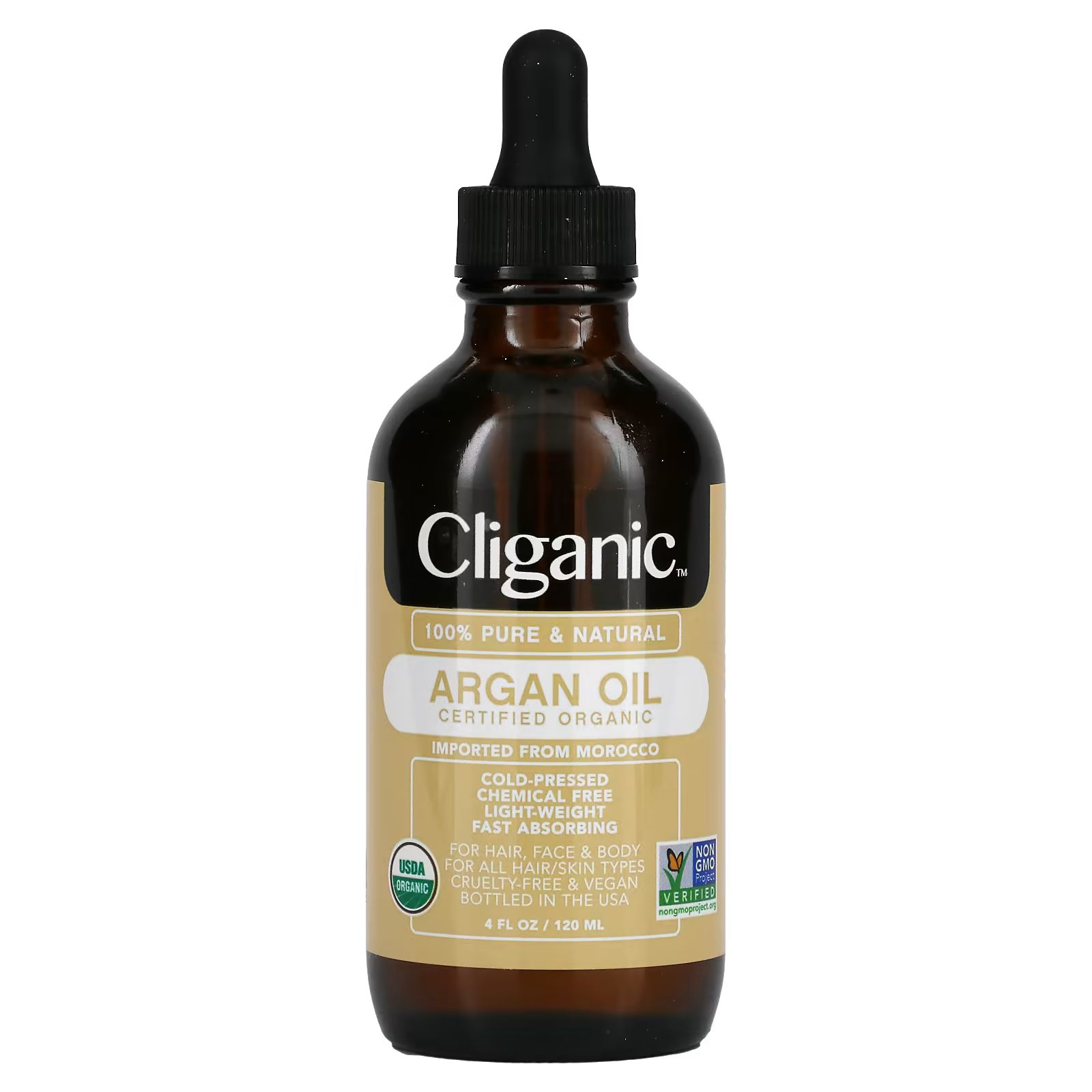 100% Pure & Natural, Argan Oil, 4 fl oz (120 ml) | iHerb