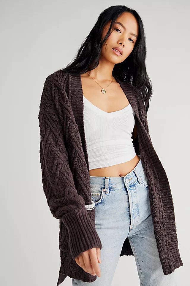 Montana Cable Cardi | Free People (Global - UK&FR Excluded)