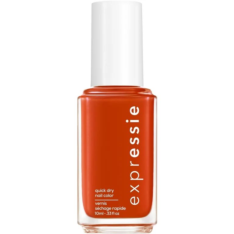 essie expressie quick-dry nail polish, bolt and be bold, yellow red nail polish 0.33 fl. oz. | Walmart (US)