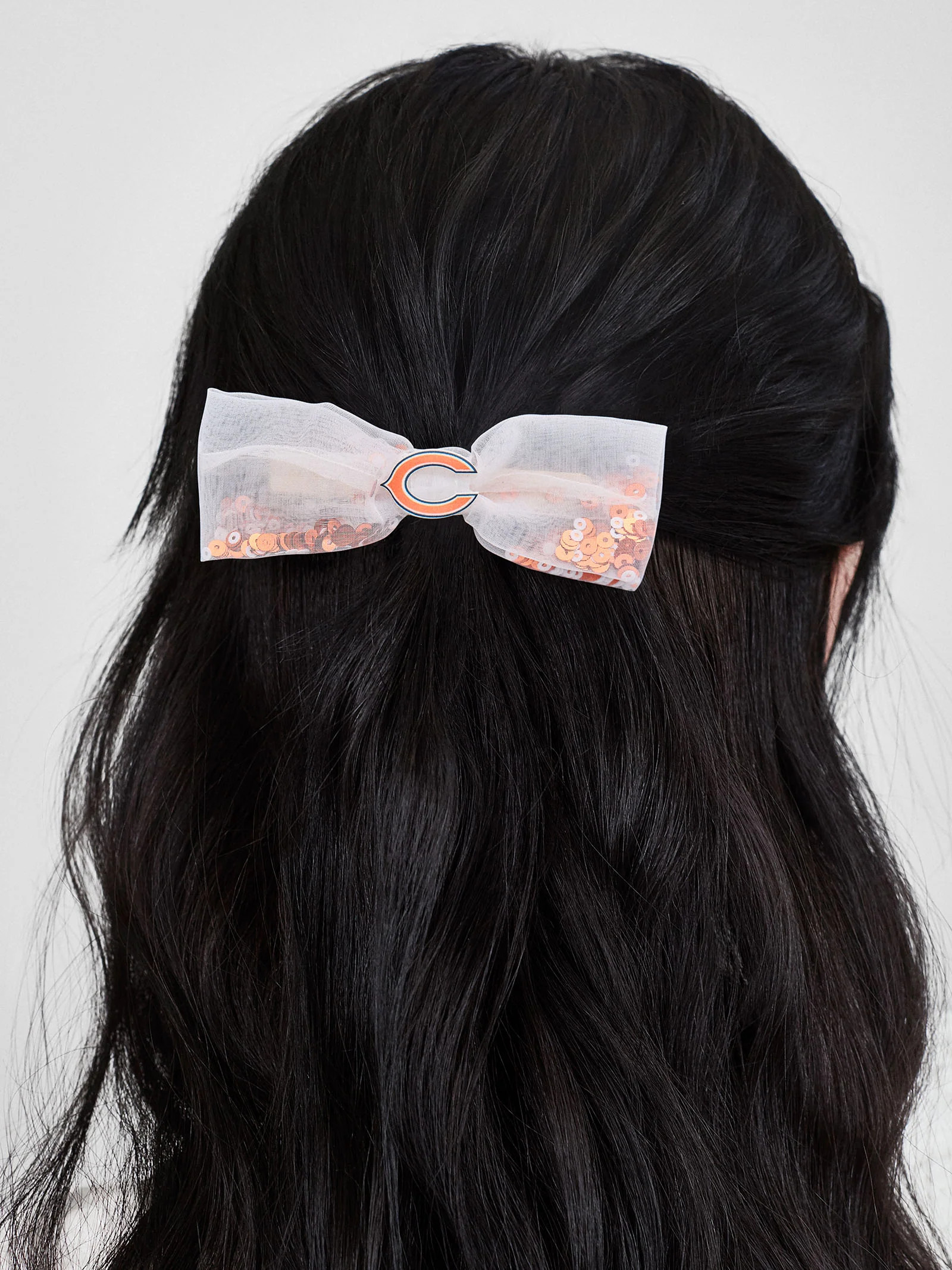 Chicago Bears Hair Bow | BaubleBar (US)