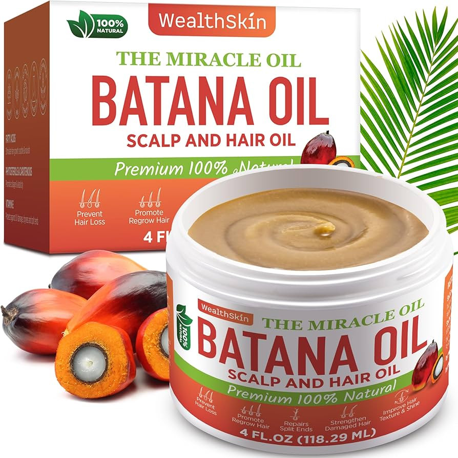 Batana Oil from Honduras: Hair Growth Mask, Repairs Damaged Hair & Skin, Reduces Hair Loss (118ml... | Amazon (US)