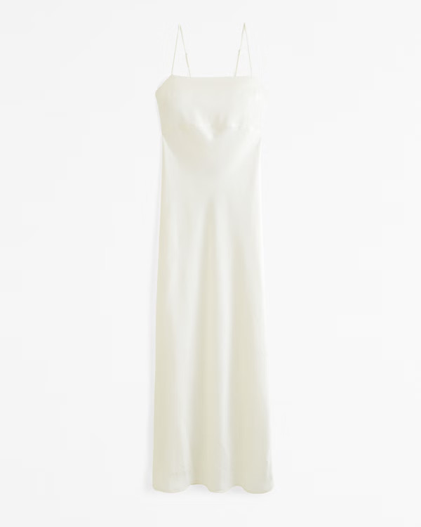 Women's The A&F Julia Slip Cowl Back-Bow Maxi Dress | Women's Dresses & Jumpsuits | Abercrombie.c... | Abercrombie & Fitch (US)