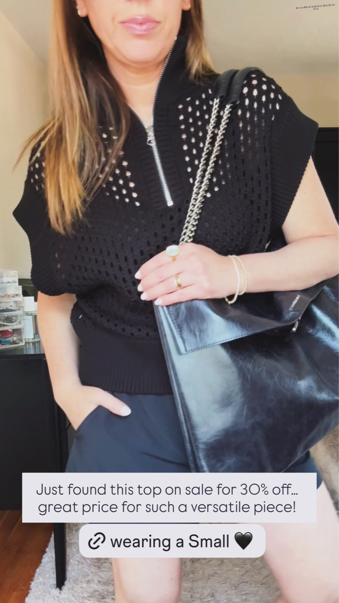 I love this top. It’s so versatile you can wear it with jeans. You can wear it with shorts a skirt it’s classic you can dress it up or dress it down. It is honestly a perfect classic. That will stay a staple in your closet for a long time and I just found it on sale for 30% off I’m wearing a size small. This is such a great deal and price for a piece that you will wear over and over again I promise.

#LTKootd #LTKSeasonal #LTKOver40