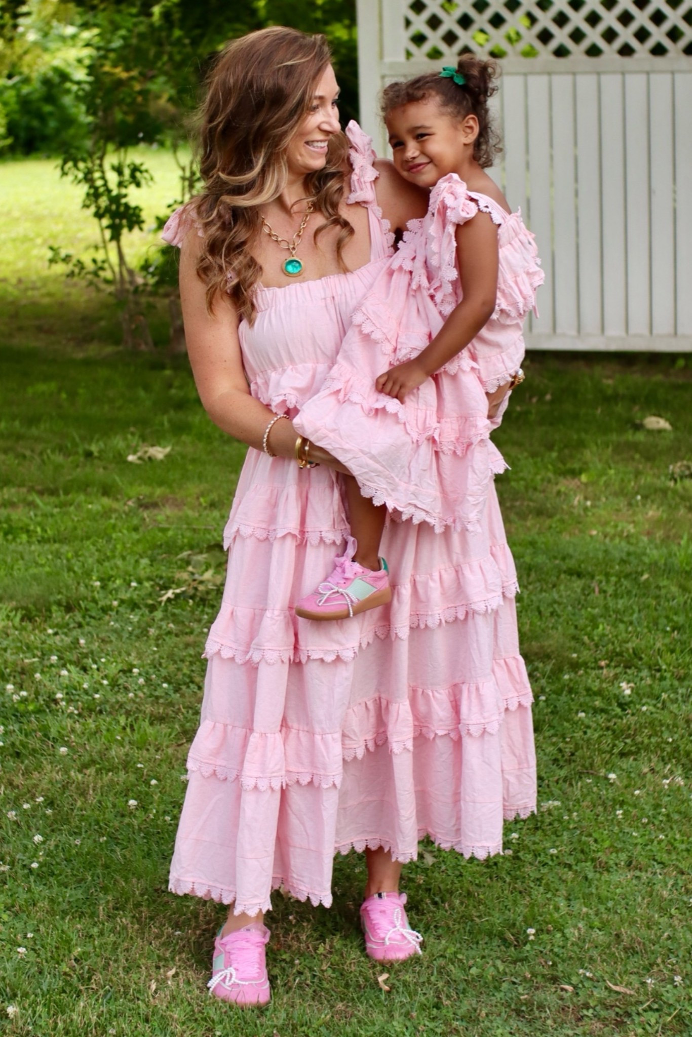 Summer dresses and matching shoes for the girliest moms and daughters - shoes now 30% off for 4th of  July sales!

#LTKootd #LTKmomlife #LTKKids