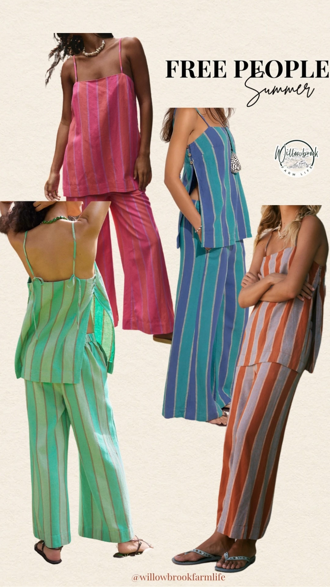 This FREE PEOPLE linen set is beautiful! 
The perfect outfit for any summer activity!

#LTKootd #LTKgrwm #LTKU