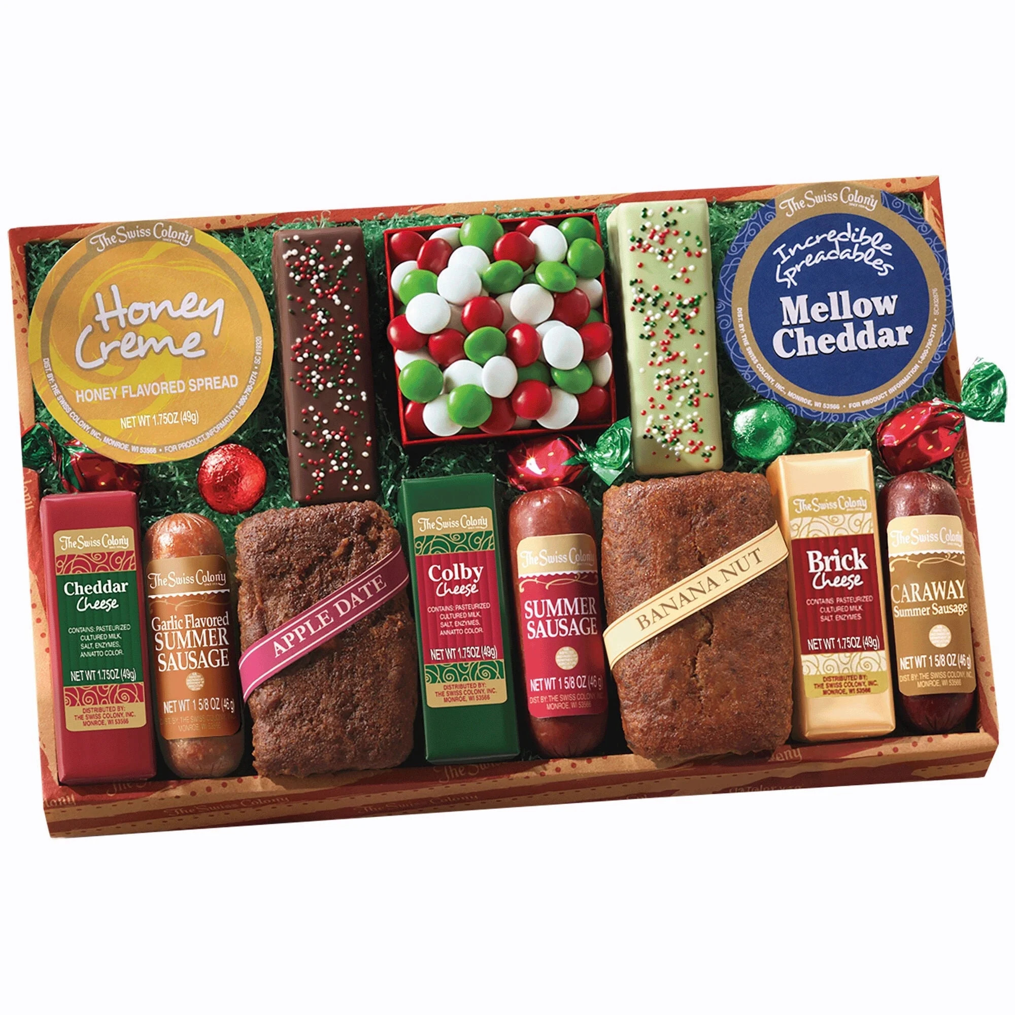 The Swiss Colony Lucky 13 Feast Holiday Gift Basket, 1 lb. 8.5 oz | Walmart (US)