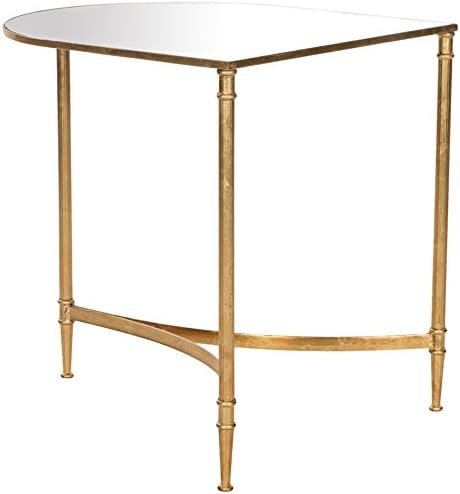 Safavieh Home Collection Nevin Gold Accent Table | Amazon (US)