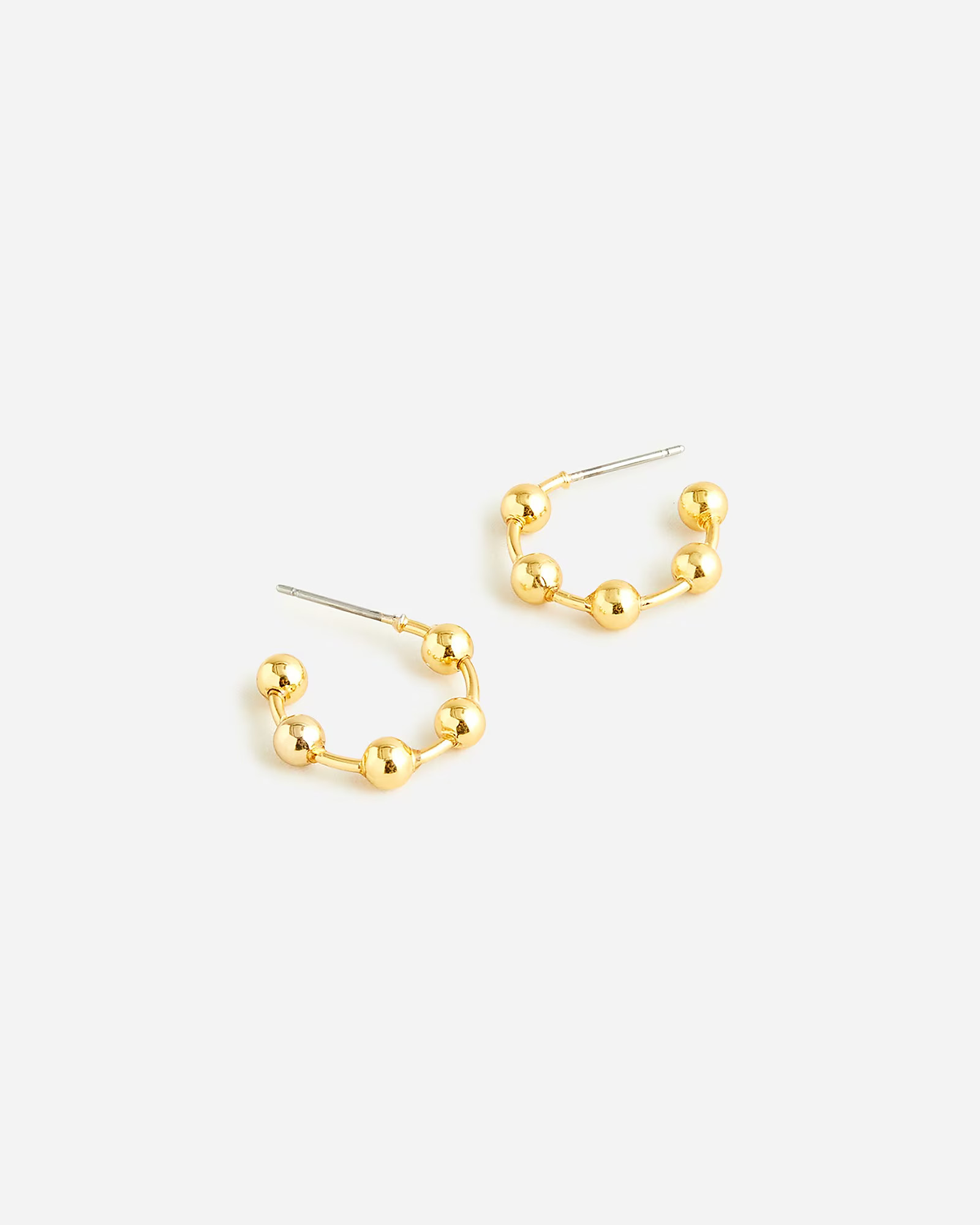 Beaded hoop earrings | J. Crew US