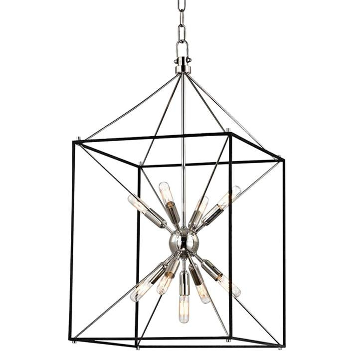Hudson Valley Glendale 30" Polished Nickel Pendant Light | LampsPlus.com