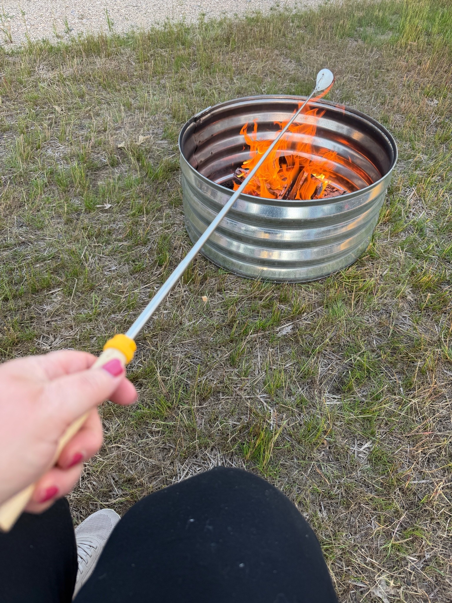 I love these telescoping marshmallow roasting sticks because you can store them in a small drawer. #paidpartner #camping

#LTKSeasonal