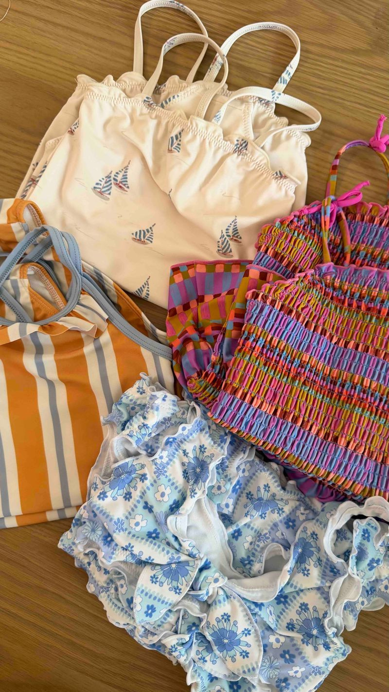 The cutest girls' swimsuits for summer! ☀️🌊 These are the sweetest prints and colors, and they're perfect for beach days, pool days, vacations, cruises, and matching sibling moments. Great quality, comfortable, and even cuter in person. If you're shopping for toddler swimsuits or girls' swimwear, these are some of my favorite finds! 💙🩷 

 #girlsswimsuit #toddlerswimwear #kidsswimwear #girlsfashion #toddlerfashion #kidsfashion #summerstyle #beachstyle #poolday #familyvacation #cruiseoutfits #vacationstyle #momfinds #boutiquekids #matchingmoments #summeressentials #beachvacation #swimwear #resortwear #ltkfamily #ltkfinds #ltkstyle #shopmylook #amazonkids #targetstyle #momlife #summermusthaves #vacationmusthaves #kidsstyle

#LTKKids #LTKSwim #LTKTravel #LTKKids