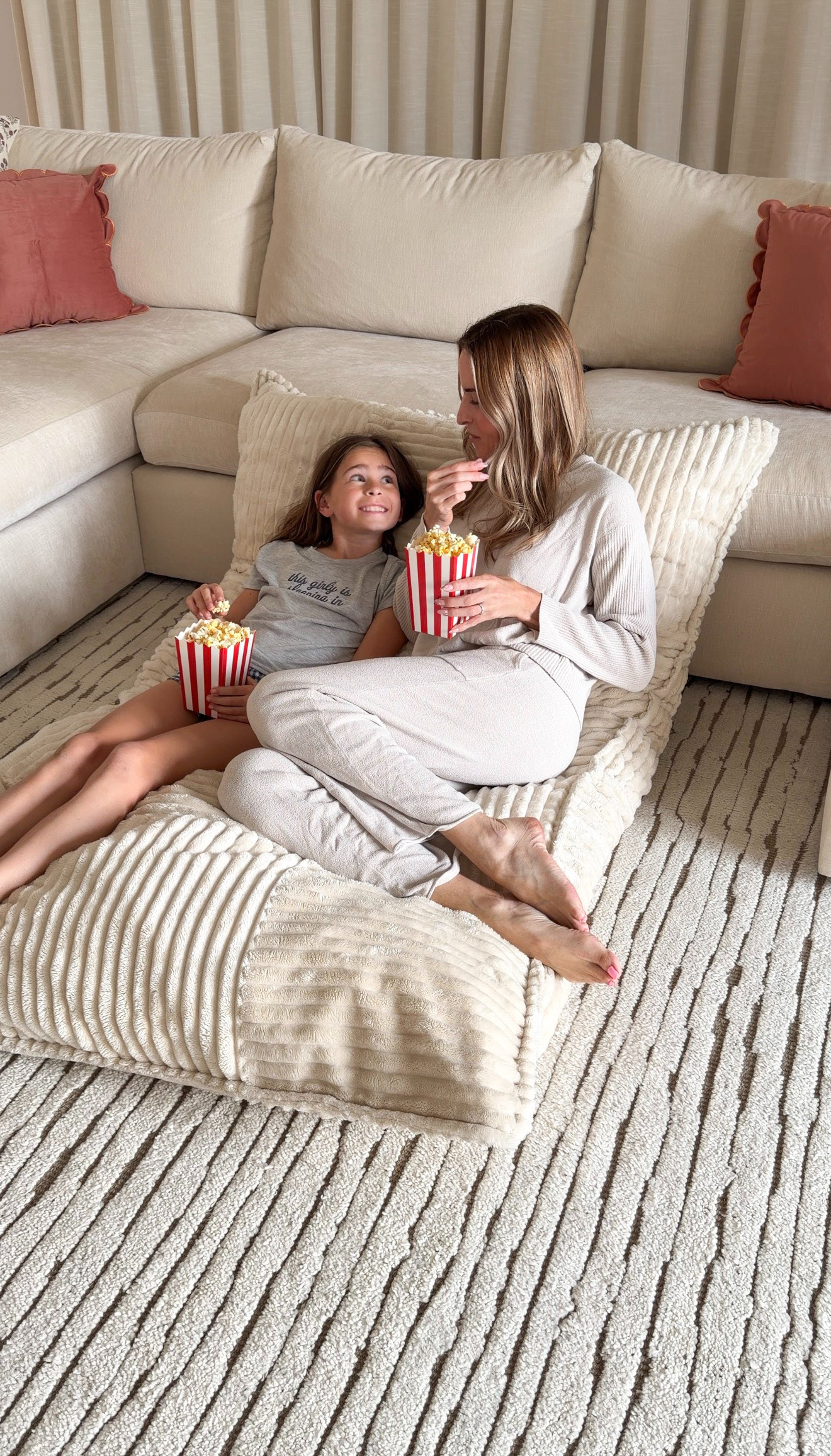 A Giant Bean Bag Lounge Chair with a sturdy metal frame and washable cover is a modern hybrid between a traditional bean bag and a structured lounge chair. It combines soft, sink-in comfort with firm support and durability. 

 #LTKdayinmylife #LTKmomlife #LTKHome