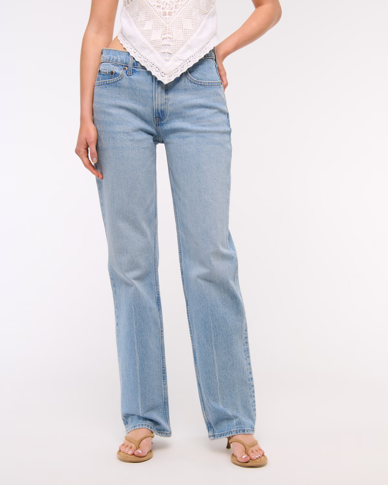 Women's Low Rise Baggy Jean | Women's Bottoms | Abercrombie.com | Abercrombie & Fitch (US)