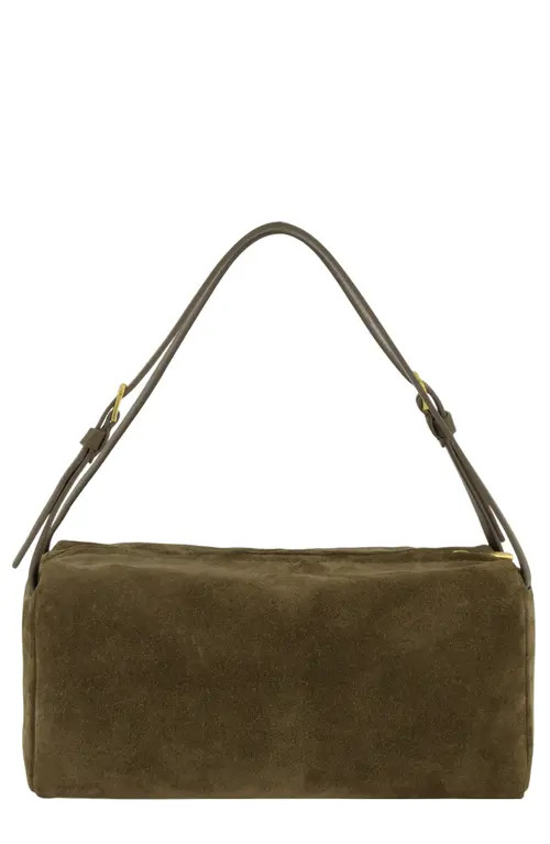 Vince Josie Suede Top Handle Bag in Oliva at Nordstrom | Nordstrom