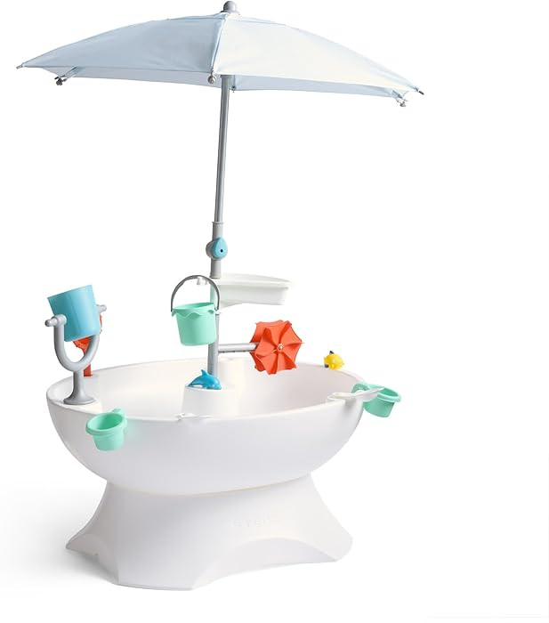 Step2 Sunny Day Splash Water Table with CoolBreeze Misting Canopy, Kids Outdoor Water Play Table ... | Amazon (US)