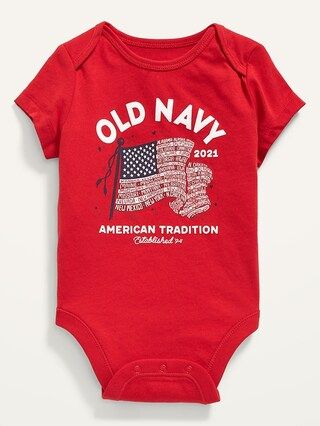 Unisex 2021 Flag-Graphic Bodysuit for Baby | Old Navy (US)