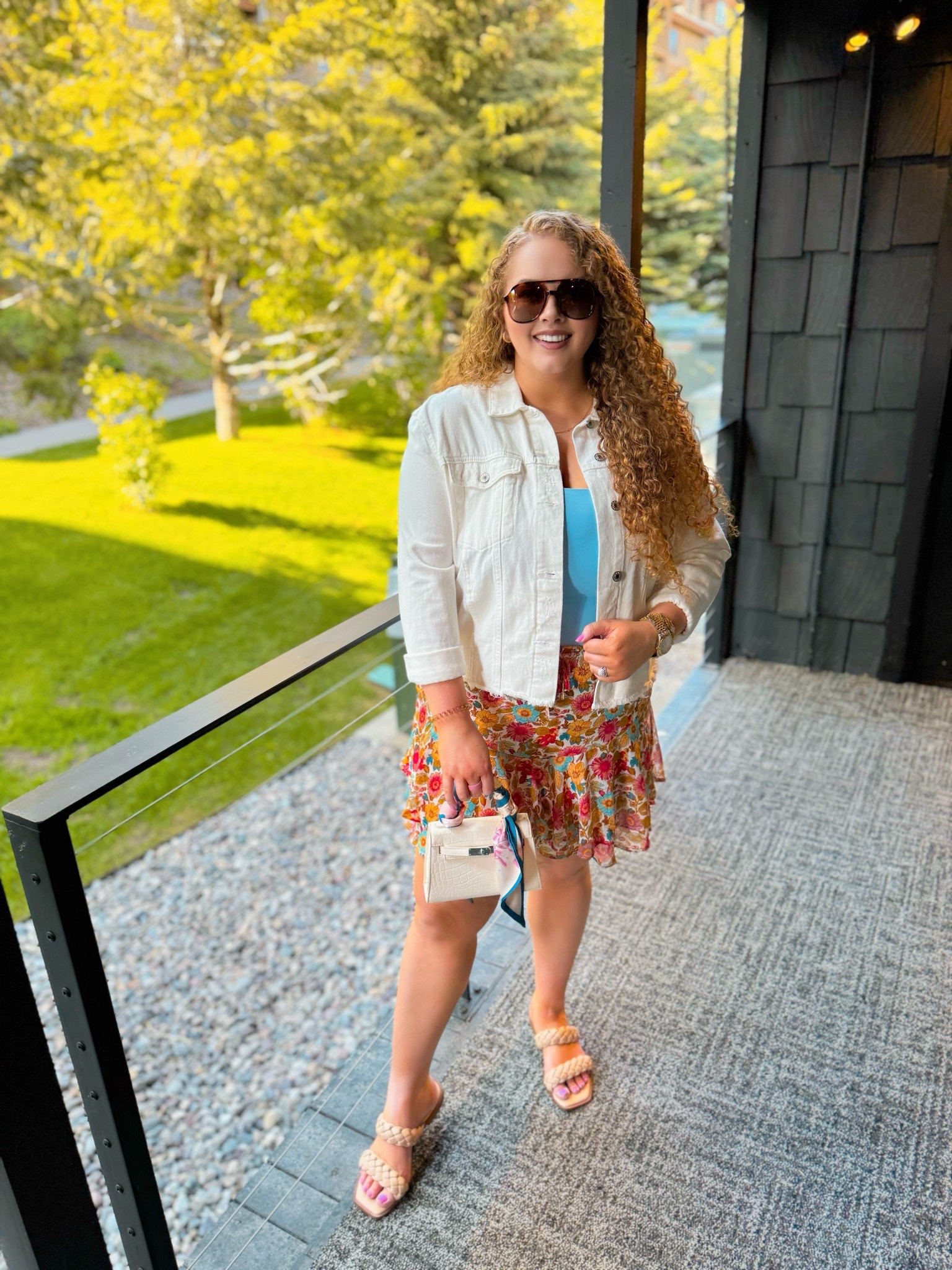 These floral shorts with playful ruffles give all the skirt vibes while keeping things comfy and cool! 🌸✨ Perfect for a day of exploring or relaxing in style. Who says you can’t have both? 💕🌿 floral shorts | Amazon floral shorts | spring shorts | white denim jacket | Amazon white denim jacket  | bodysuit | Amazon bodysuit | blue bodysuit | Amazon blue bodysuit | sandals | amazon sandals | Amazon braided sandals | spring outfit | Amazon spring outfit | Amazon spring look | Amazon finds | Amazon fashion | Amazon look | Amazon outfit | Amazon must haves | spring | spring fashion | spring look | spring outfit | Amazon spring outfit | vacation | Amazon vacation outfit | vacation look | tropical vacation outfit | Jackson hole vacation | Jackson hole trip | Jackson hole | Yellowstone trip | Yellowstone vacation | summer vacation | summer trip | summer vacation outfit 

#LTKMidsize #LTKSaleAlert #LTKSummerEdit