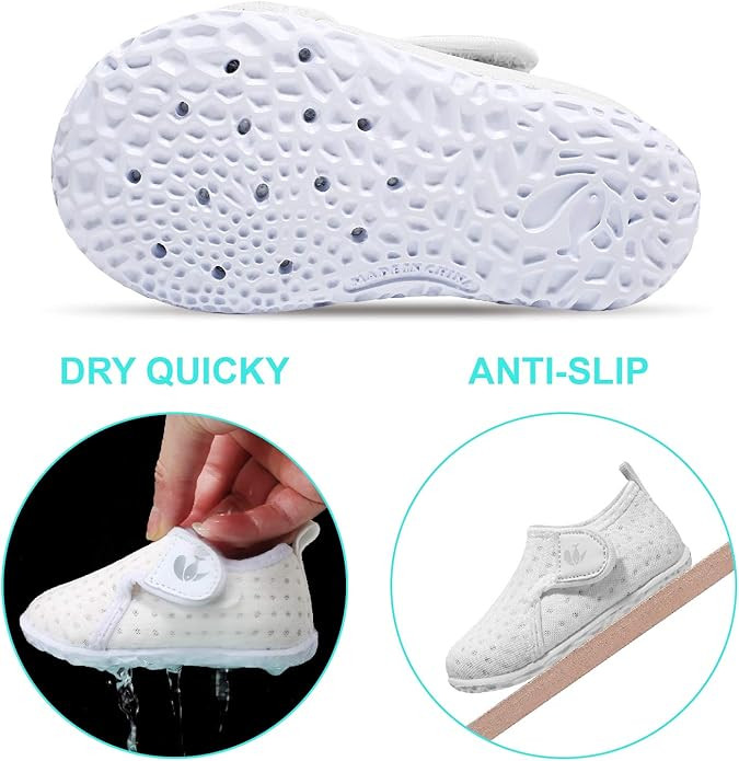 FEETCITY Baby Boys Girls Water Sport Shoes Barefoot Kids Aqua Socks Quick-Dry Beach Swim Pool Sho... | Amazon (US)