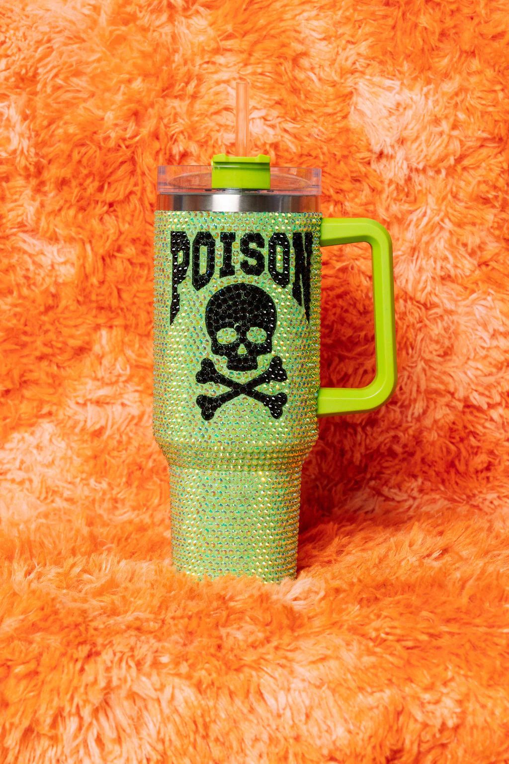 Neon Green Poison Tumbler | Queen of Sparkles