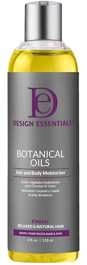 Design Essentials Botanical Oils Hair And Body Moisturizer, 4 Oz | For Relaxed & Natural Hair | Amazon (US)