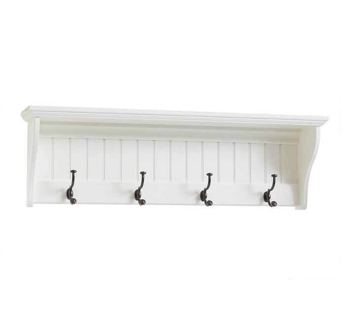 Aubrey Entryway Wall Shelf with Hooks | Pottery Barn (US)