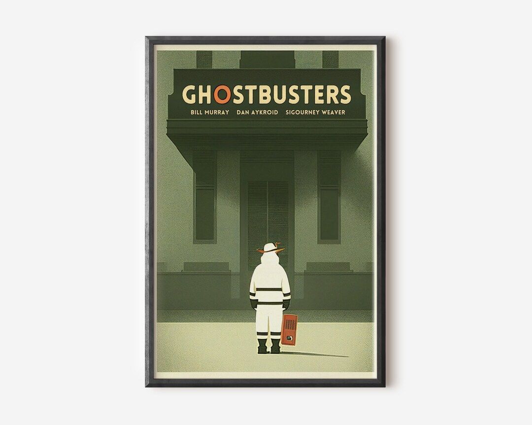 Ghostbusters Poster, Instant Download, Minimal Movie Poster, Horror Movie Poster, Vintage Movie P... | Etsy (US)