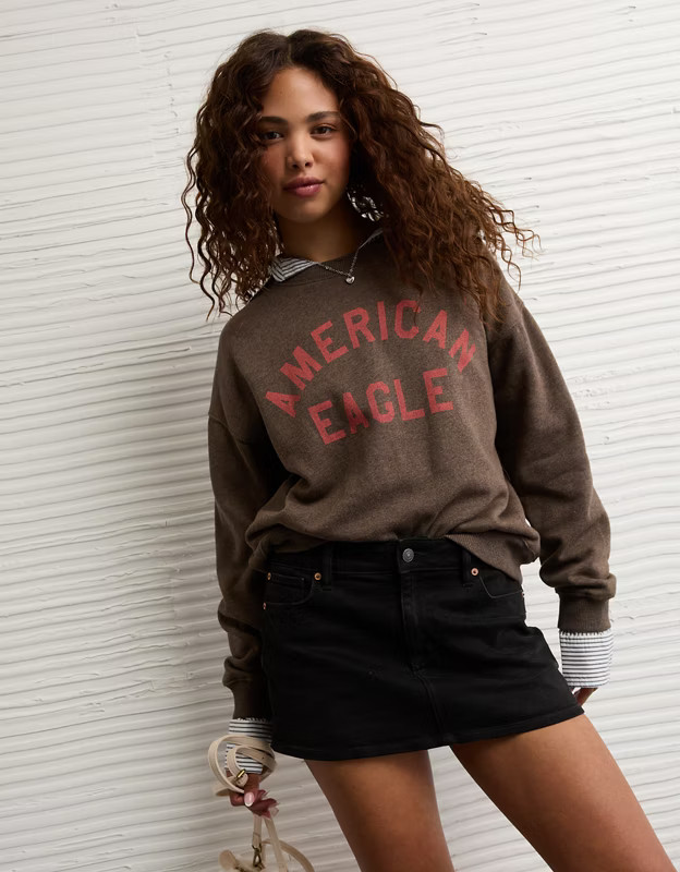AE Funday Graphic Sweatshirt | American Eagle Outfitters (US & CA)