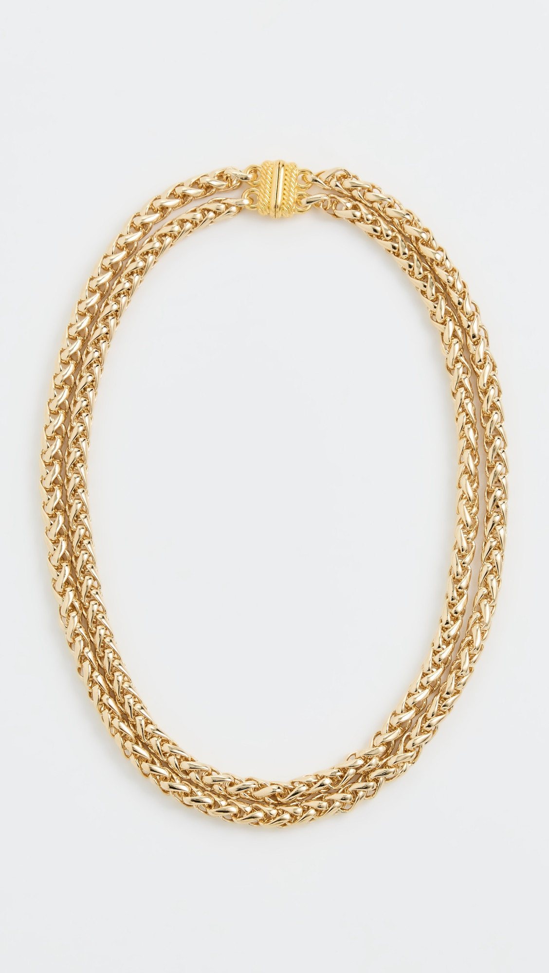 SHASHI Double Olympia Necklace Gold One Size | Shopbop