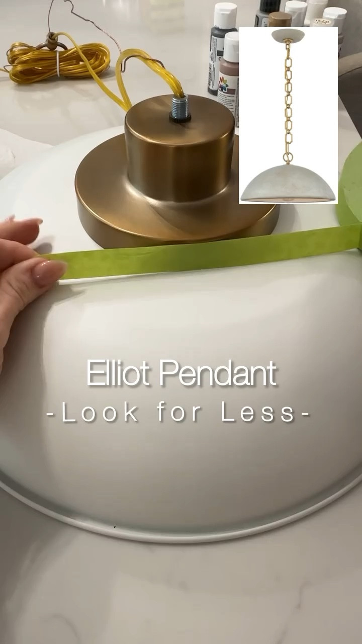 $2800 or under $300 for the look-alikes?

I have too many projects to do, to spend that much on kitchen island pendants. This look for less was an EASY DIY!

When I looked at my Pinterest kitchen board I had tagged these lights in 4-5 different homes. That was my cue to find a quick and easy dupe for the Elliot pendant. 

Time to hang!

#kitchenisland #islandpendants #kitchendiy #kitchenislandlighting #kitchenonabudget