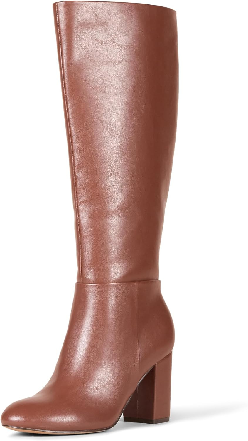 Amazon Essentials Women's Tall Heel Boot with Memory Foam Insole, Interior Zipper | Amazon (US)