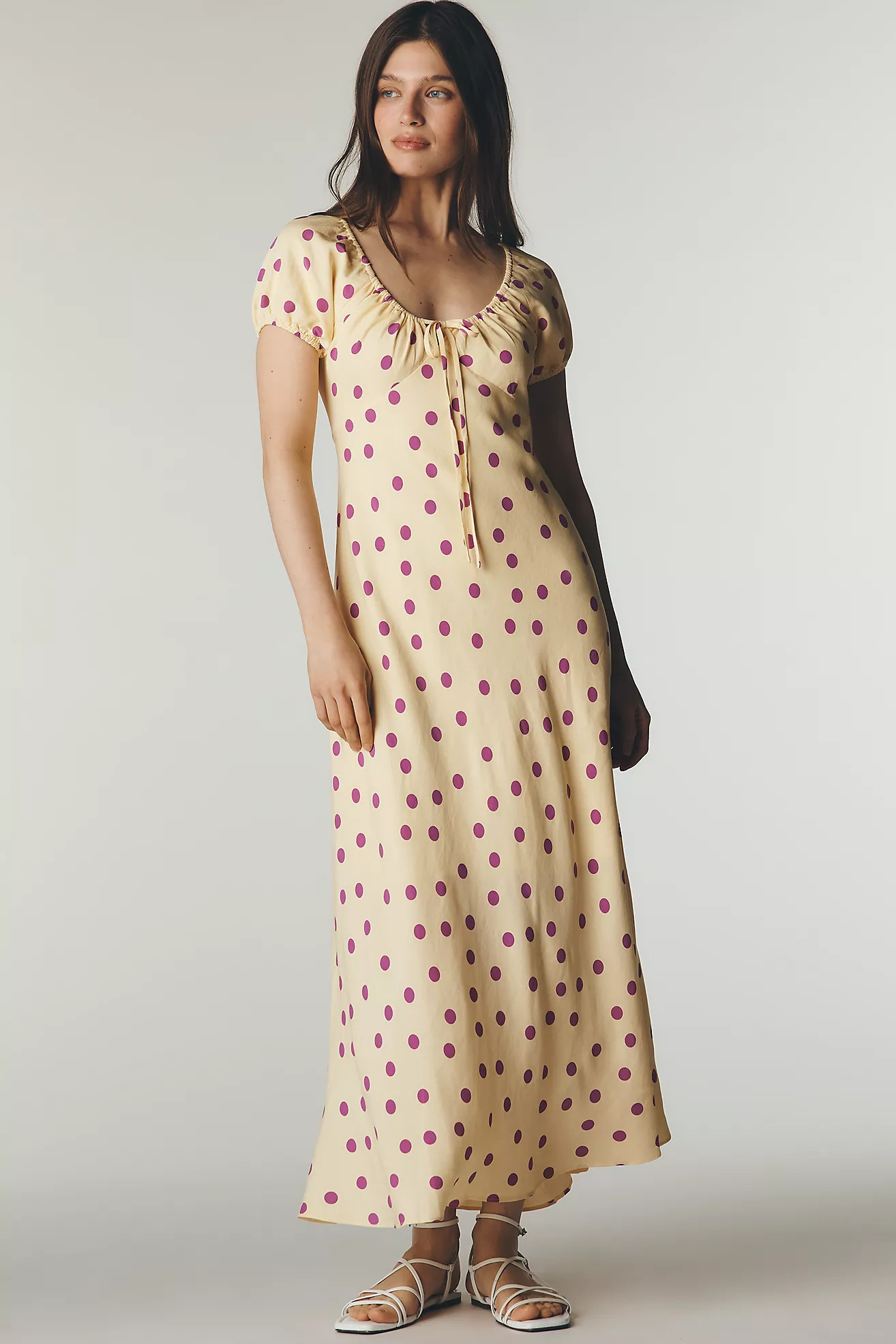 Maude Club Natasha Short-Sleeve Dress | Anthropologie (US)