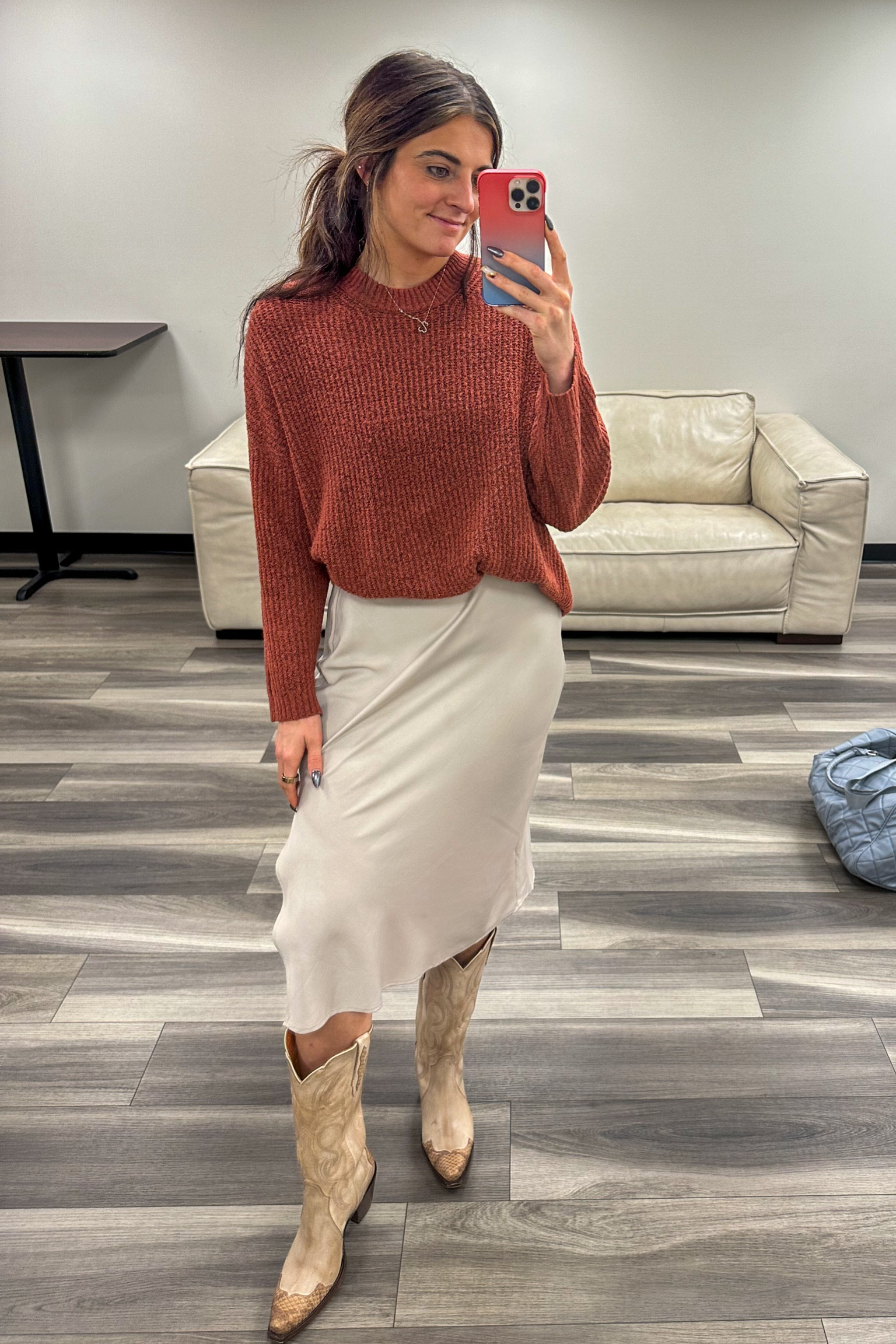 A different look then pants for once 🙃

#fallfit #fallfashion #workfit #workfashion #boots 

#LTKSeasonal #LTKWorkwear #LTKStyleTip