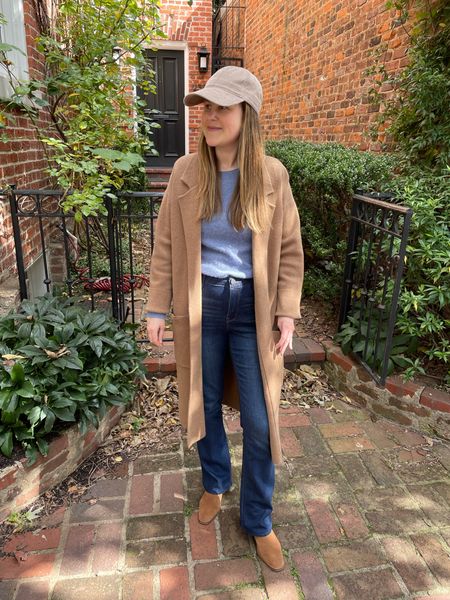 Weekend outfit to visit with family and run a few errands. Wear this sweater coat to work too over a dress. I linked the brand I’m wearing under exact, but it is a different color. Fall outfit 

#LTKstyletip