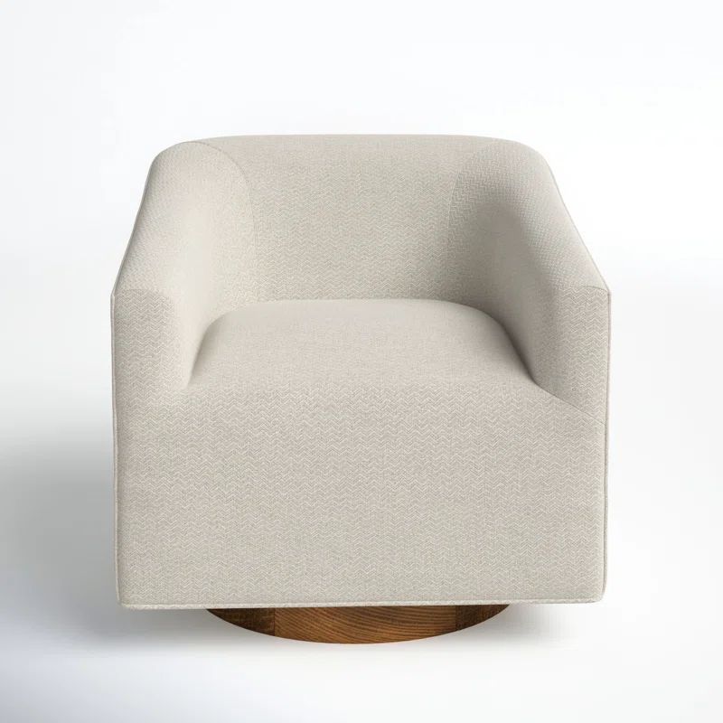 Soverall Upholstered Swivel Armchair | Wayfair North America