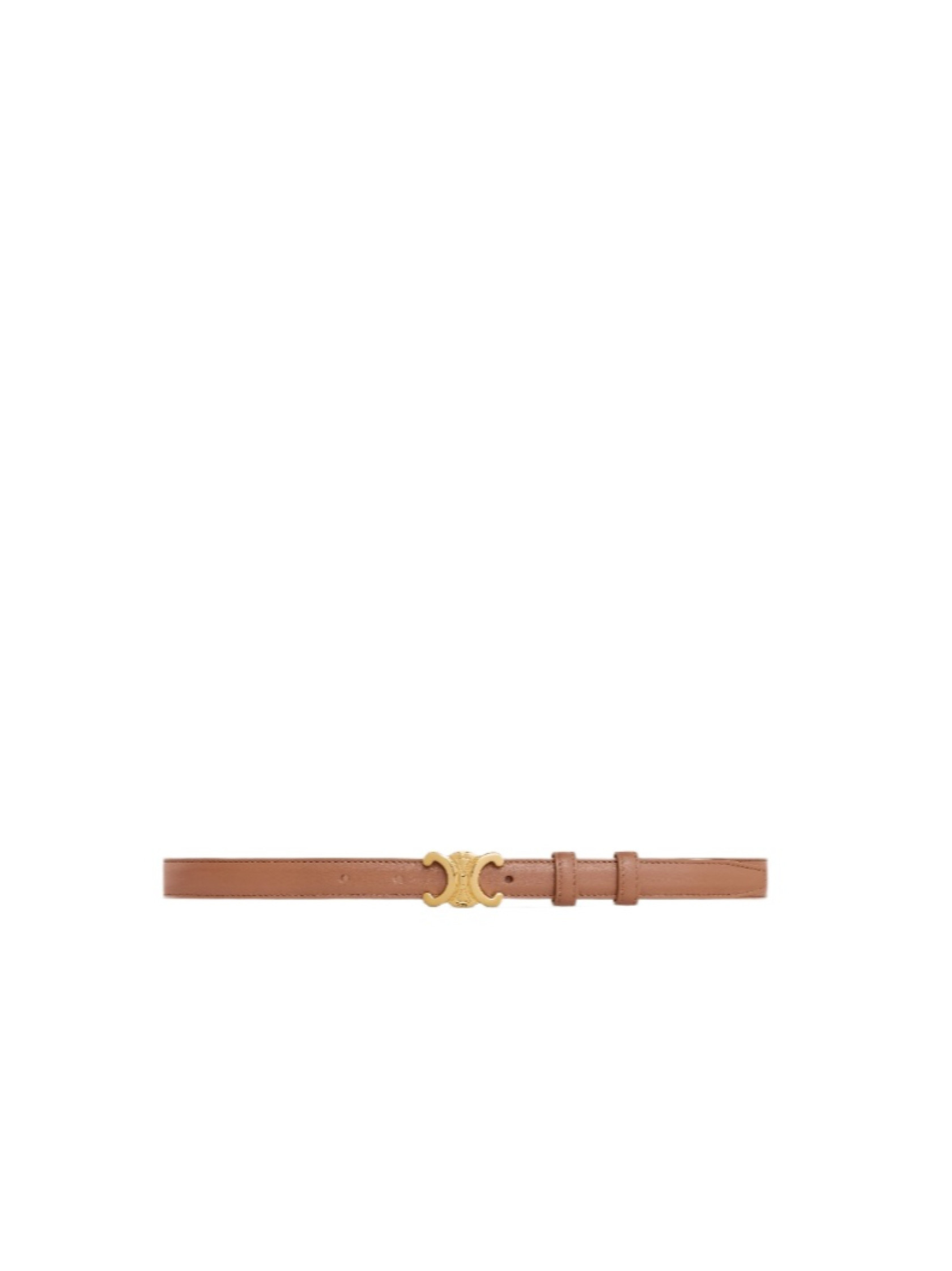 Small Triomphe Belt in Taurillon Leather | Senser US
